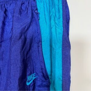 90s Nike Vintage Blue and Teal Track Pants size M